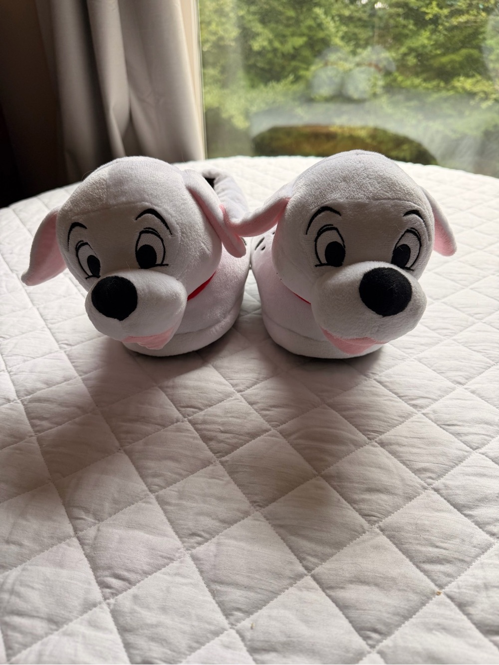 Disney 101 Dalmatians Plush Slippers NWT Kids Size M 7/8